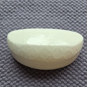 Coach Cream Sunglasses Case